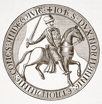 Revers du sceau du roi Jean - English School