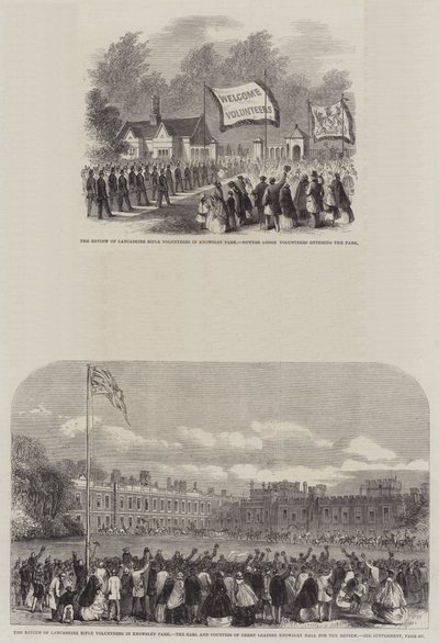 Revue des volontaires du Lancashire à Knowsley Park - English School