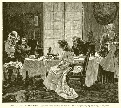 Types révolutionnaires.--Camille Desmoulins chez lui - English School