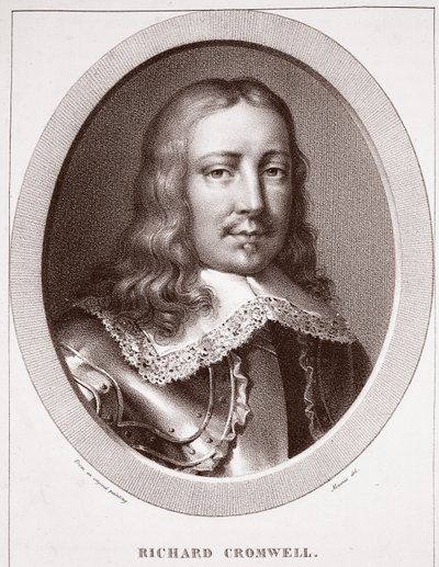 Richard Cromwell, attribué à Maurin, gravé par de Langlume - English School