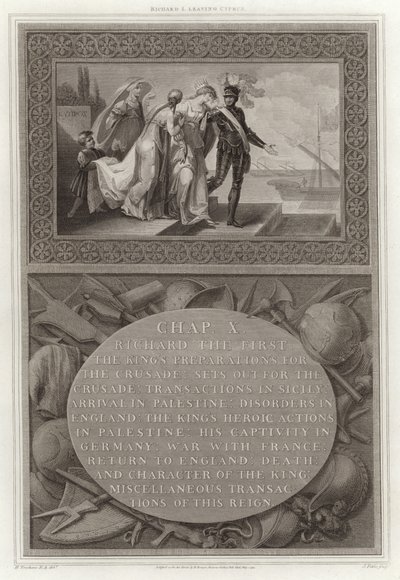Richard Ier quittant Chypre - English School