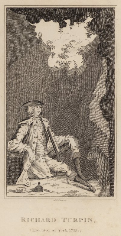 Richard Turpin, exécuté à York en 1739 - English School