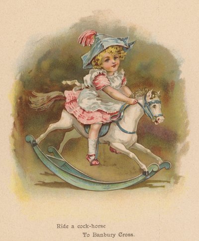 Chevaucher un cheval de bois à Banbury Cross - English School