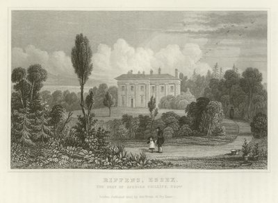 Riffens, Essex, la résidence de Spencer Phillips, Esquire - English School