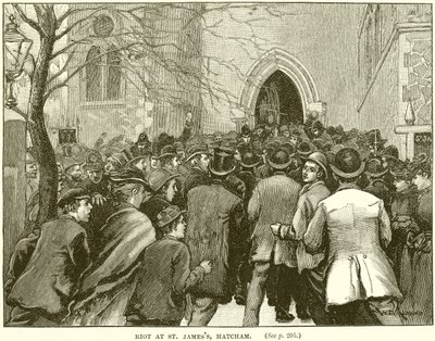 Émeute à St. James, Hatcham - English School
