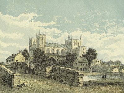Cathédrale de Ripon, vue sud-ouest - English School
