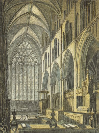Cathédrale de Ripon, vue du chœur - English School