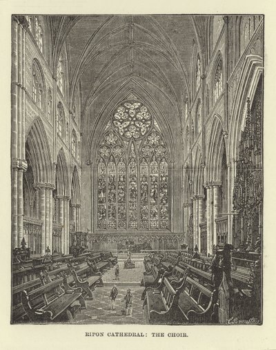 Cathédrale de Ripon, le chœur - English School