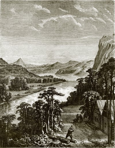 Le fleuve Amour et les montagnes King-Gan - English School