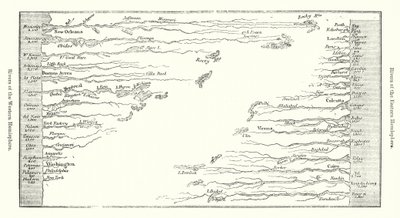 Rivières des hémisphères oriental et occidental - English School