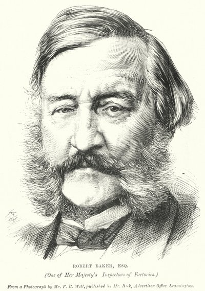 Robert Baker, un des inspecteurs des usines de Sa Majesté - English School