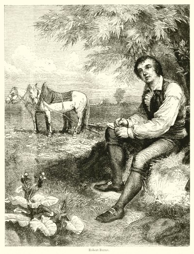 Robert Burns (gravure) - English School