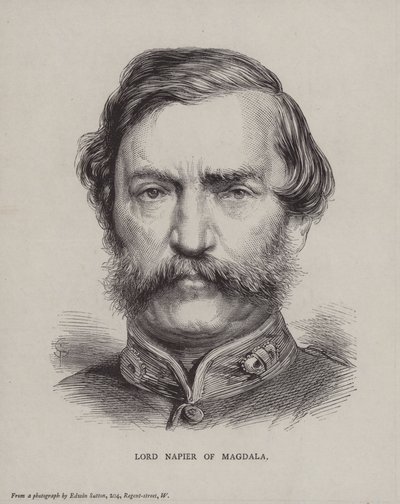 Robert Napier, 1er baron Napier de Magdala, général britannique - English School