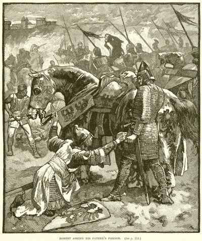 Robert demandant pardon à son père - English School