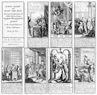 Le Règne de Robin, ou Sept est le Principal, 1731 - English School