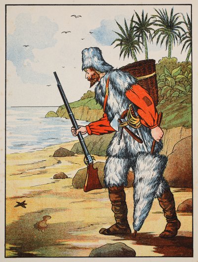 Robinson Crusoé, illustration de L