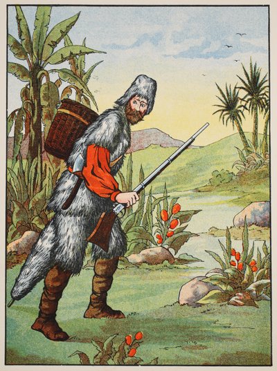 Robinson Crusoé, illustration de L
