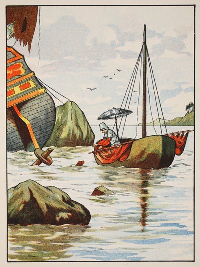 Robinson Crusoé sauvant un chien d