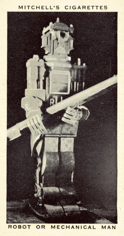 Robot ou homme mécanique (lithographie) - English School