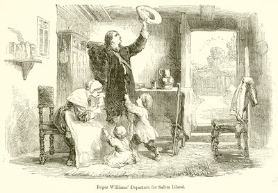 Départ de Roger Williams pour l