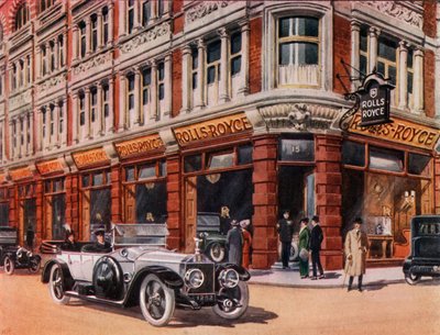 Showroom Rolls-Royce au 15 Conduit Street - English School
