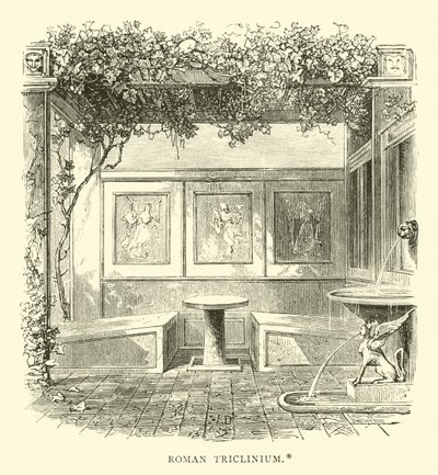 Triclinium romain - English School