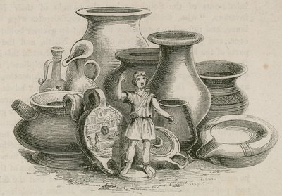 Antiquités romaines trouvées sur le site de St Paul