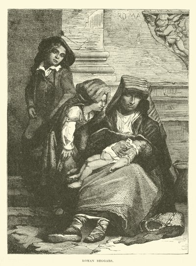 Mendiants romains - English School