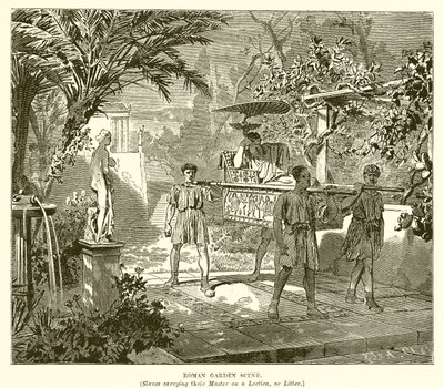 Scène de jardin romain - English School