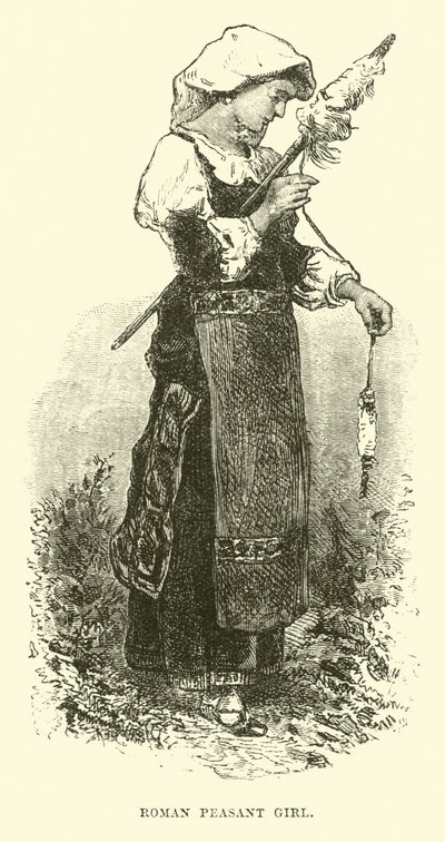 Jeune paysanne romaine - English School
