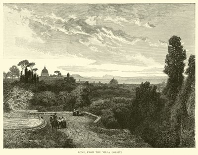 Rome, depuis la Villa Corsini - English School