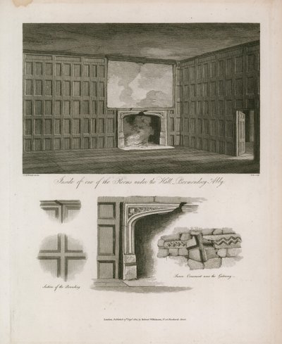 Salle sous le hall, abbaye de Bermondsey - English School