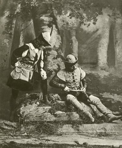 Rosalinde et Orlando (gravure) - English School