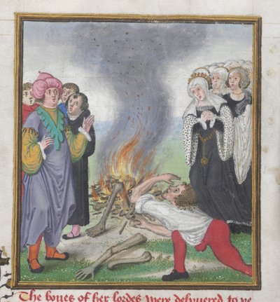 Thésée brûlant les corps des Athéniens tués par le roi Créon de Thèbes, du 