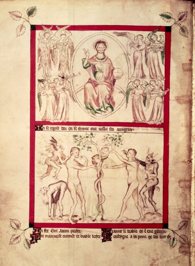 Dieu dans une mandorle entouré d