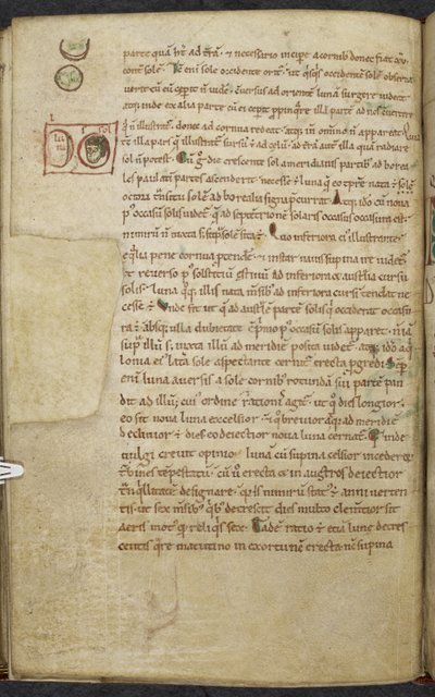Dessins marginaux du Soleil et de la Lune - English School