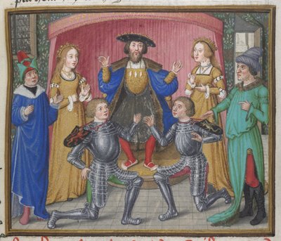 Polynices et Tydeus réconciliés, illustration du 