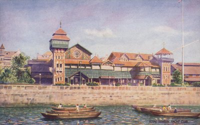 Royal Bombay Yacht Club (lithographie couleur) - English School