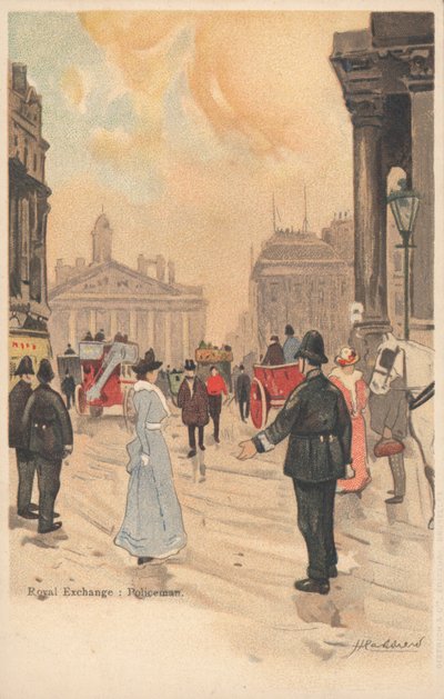 Bourse Royale, Londres, policier - English School