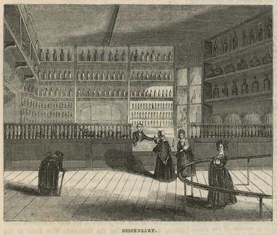 Hôpital Royal Gratuit, Londres : Dispensaire - English School