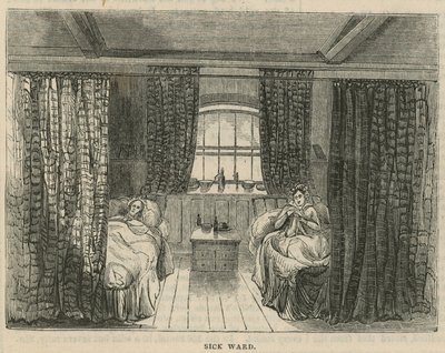 Hôpital Royal Gratuit, Londres : Salle des Malades - English School