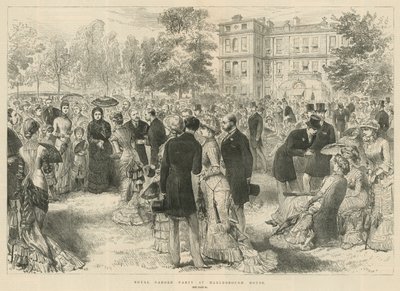 Garden-party royale à Marlborough House, Londres - English School