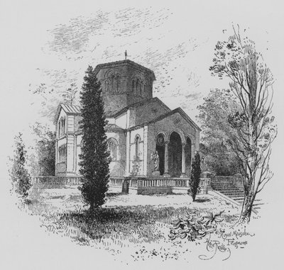 Mausolée royal, Frogmore (gravure) - English School