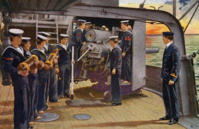 Caserne navale royale, Chatham : Avec la flotte, Équipage du canon s