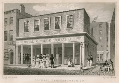 Théâtre Royal Olympic, Wych Street, Londres - English School