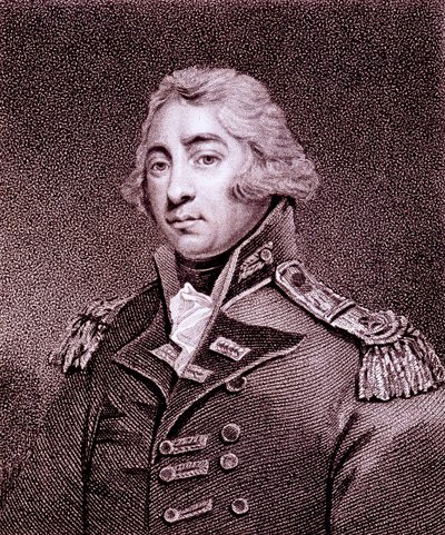 Rt Hon. Thomas Graham, Baron Lynedoch, gravé par Hopwood - English School