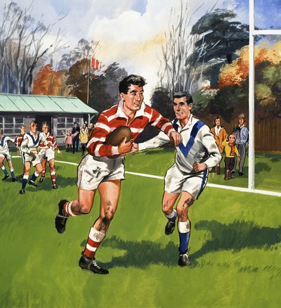 Joueurs de rugby - English School