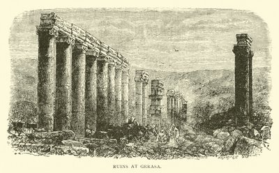 Ruines à Gerasa - English School