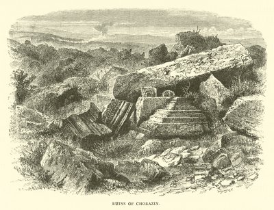 Ruines de Chorazin - English School