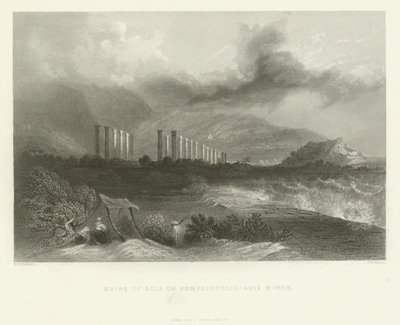 Ruines de Soli, ou Pompeiopolis, Asie Mineure, 1837 - English School